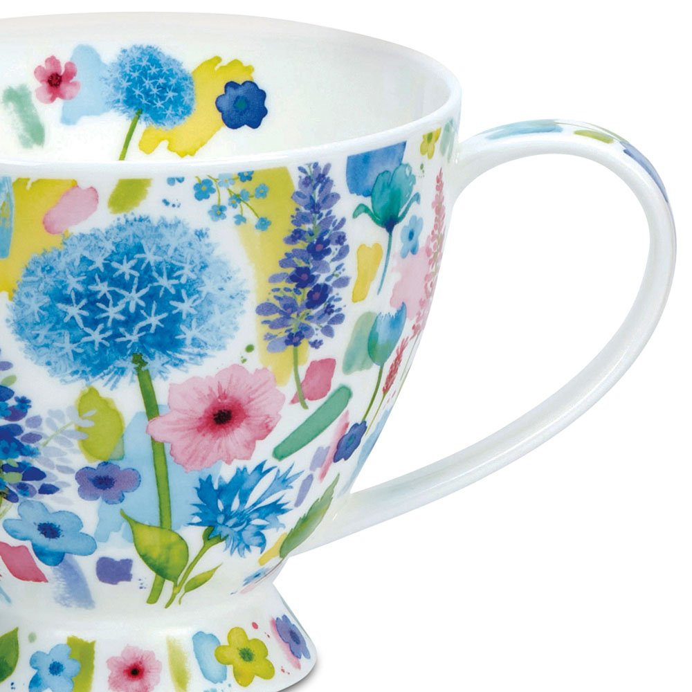 Becher Skye Floral Burst blau 0,45l Henkel Porzellan 291172 DUNOON