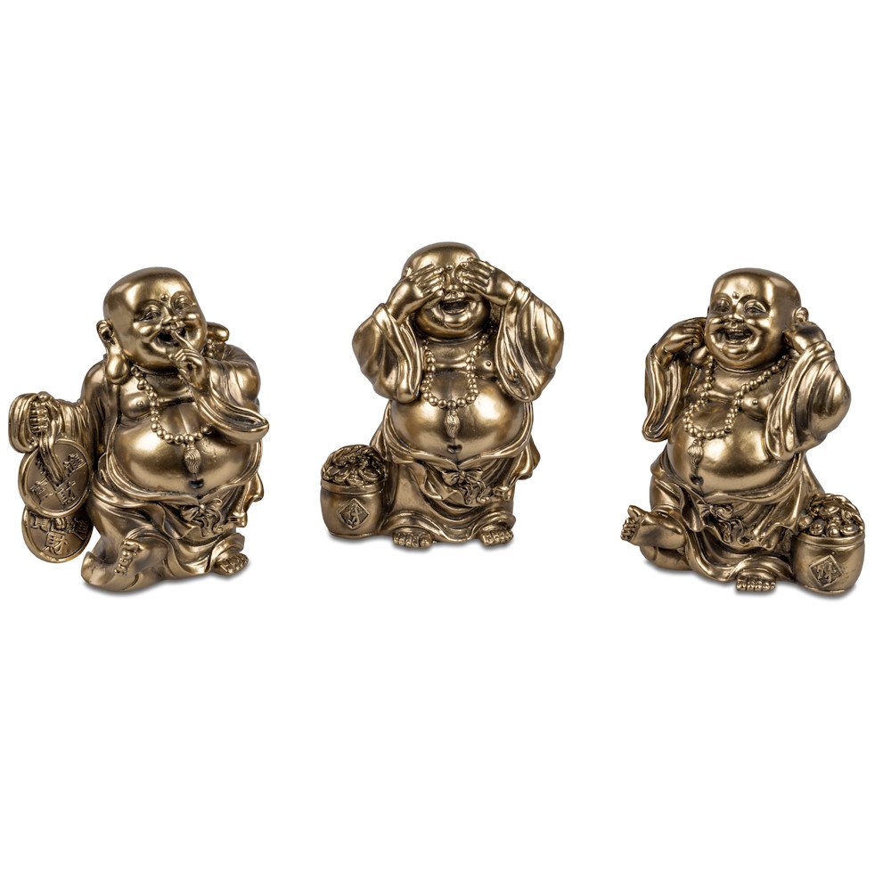 Buddha 21 cm Klassik-Gold 769039 formano