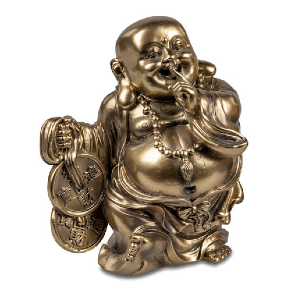 Buddha 21 cm gold Bhumisparsa Mudra 769039 formano