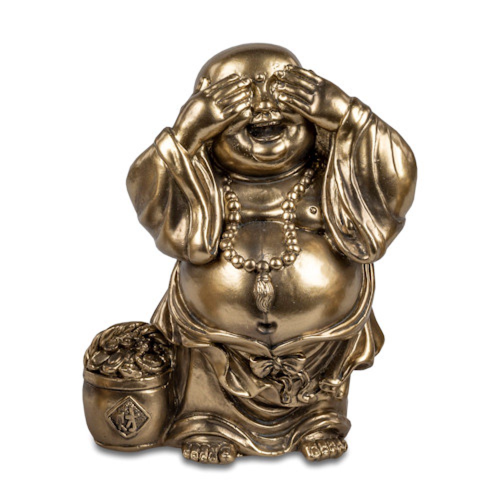 Buddha 21 cm gold Dhyana Mudra 769039 formano