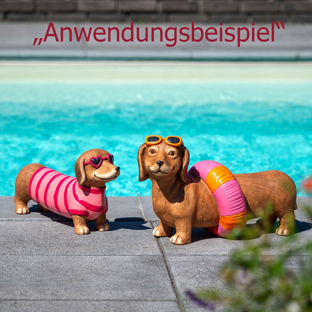 Dackel 45 cm handbemalt wetterfest Werbefoto 707093 formano