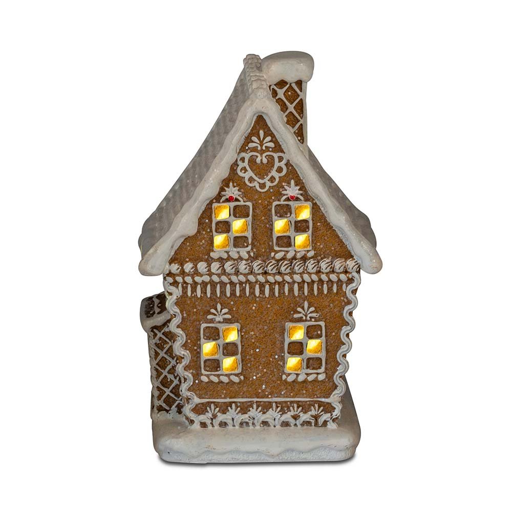 Deko-Haus 20 cm mit LED-Licht 758507 formano