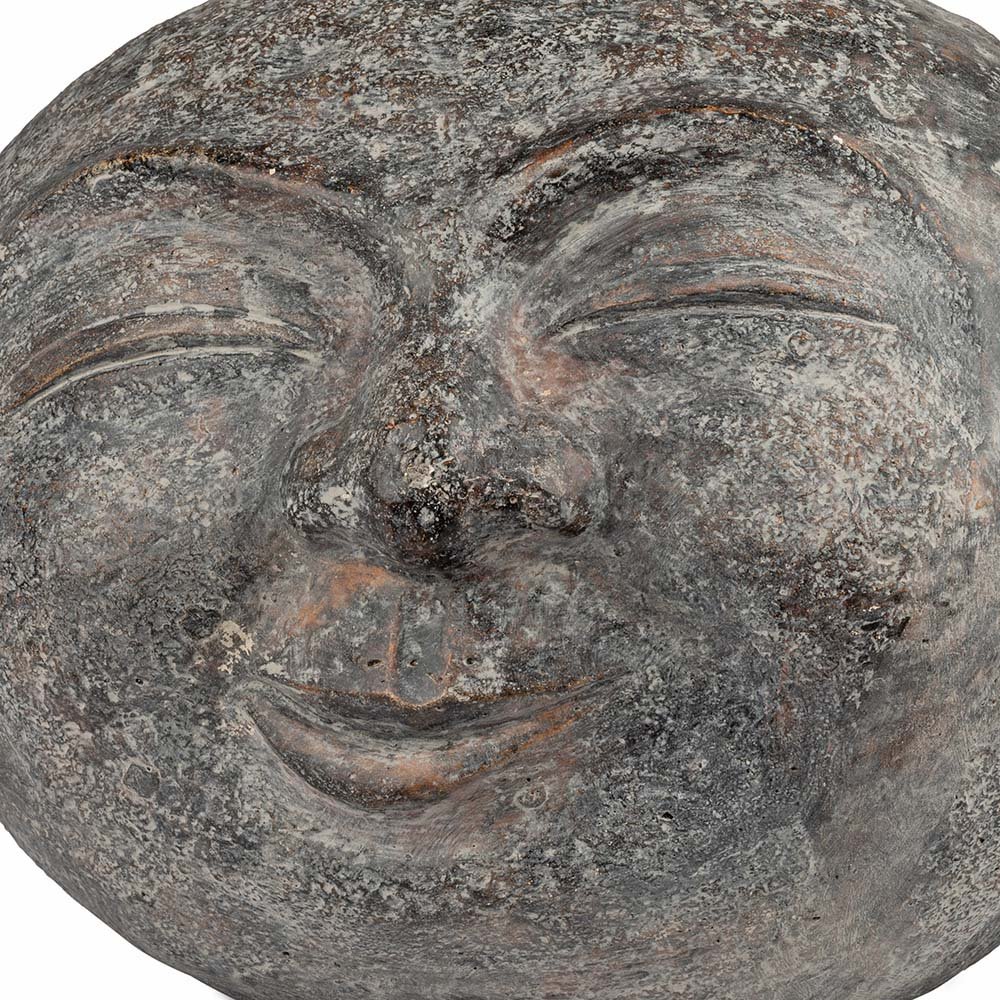 Detailansicht Deko-Kopf 52 cm Mondgesicht wetterfest 704870 formano