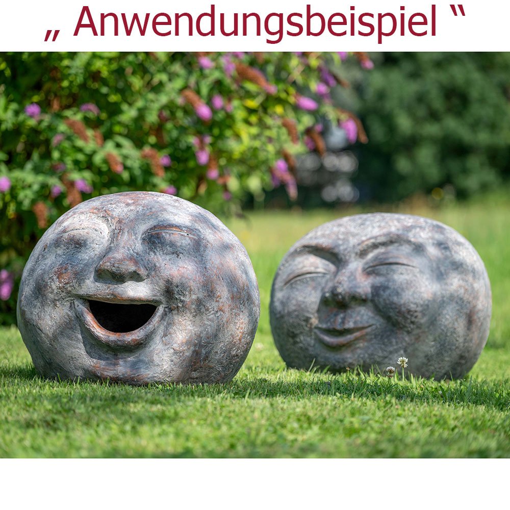 Deko-Kopf 45 cm Mondgesicht wetterfest Werbefoto 704863 formano
