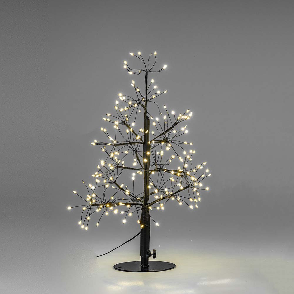 Deko-Tanne 45 cm schwarz 240 LED 635730 formano