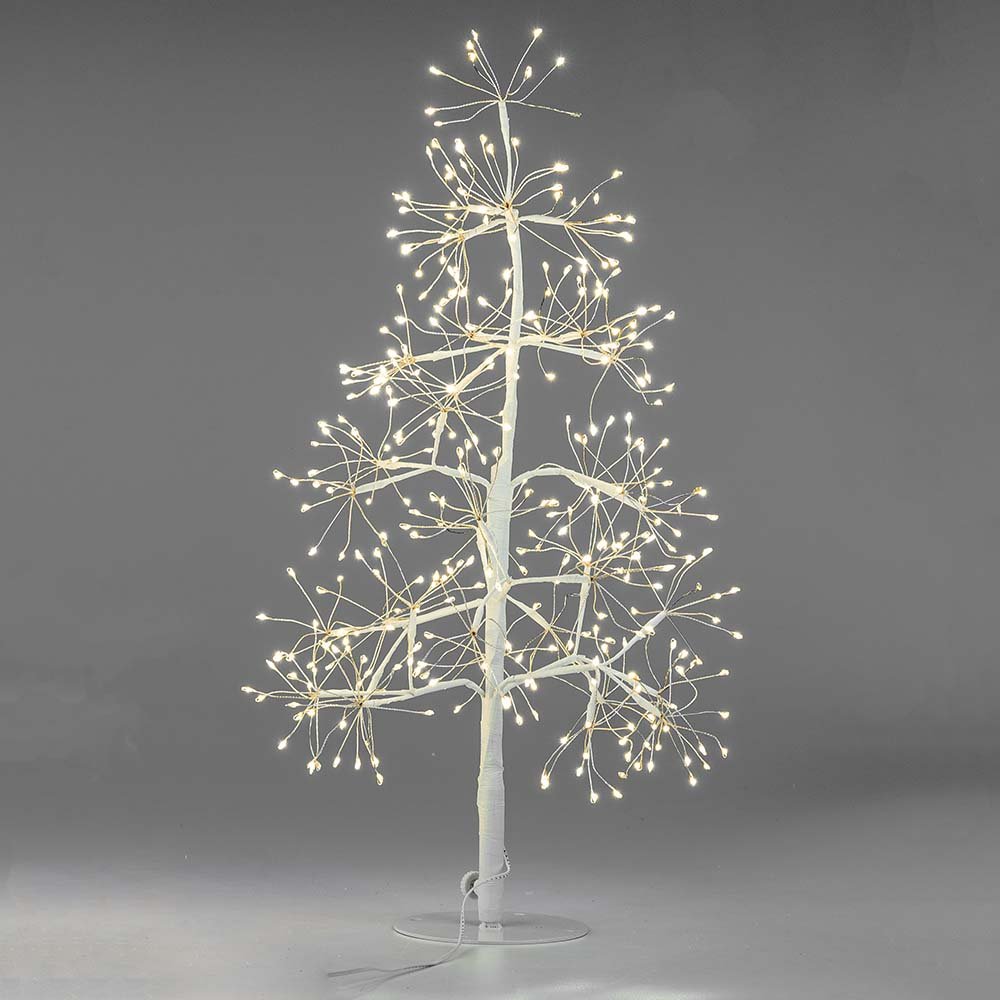 Deko-Tanne 60 cm weiss 360 LED 635556 formano