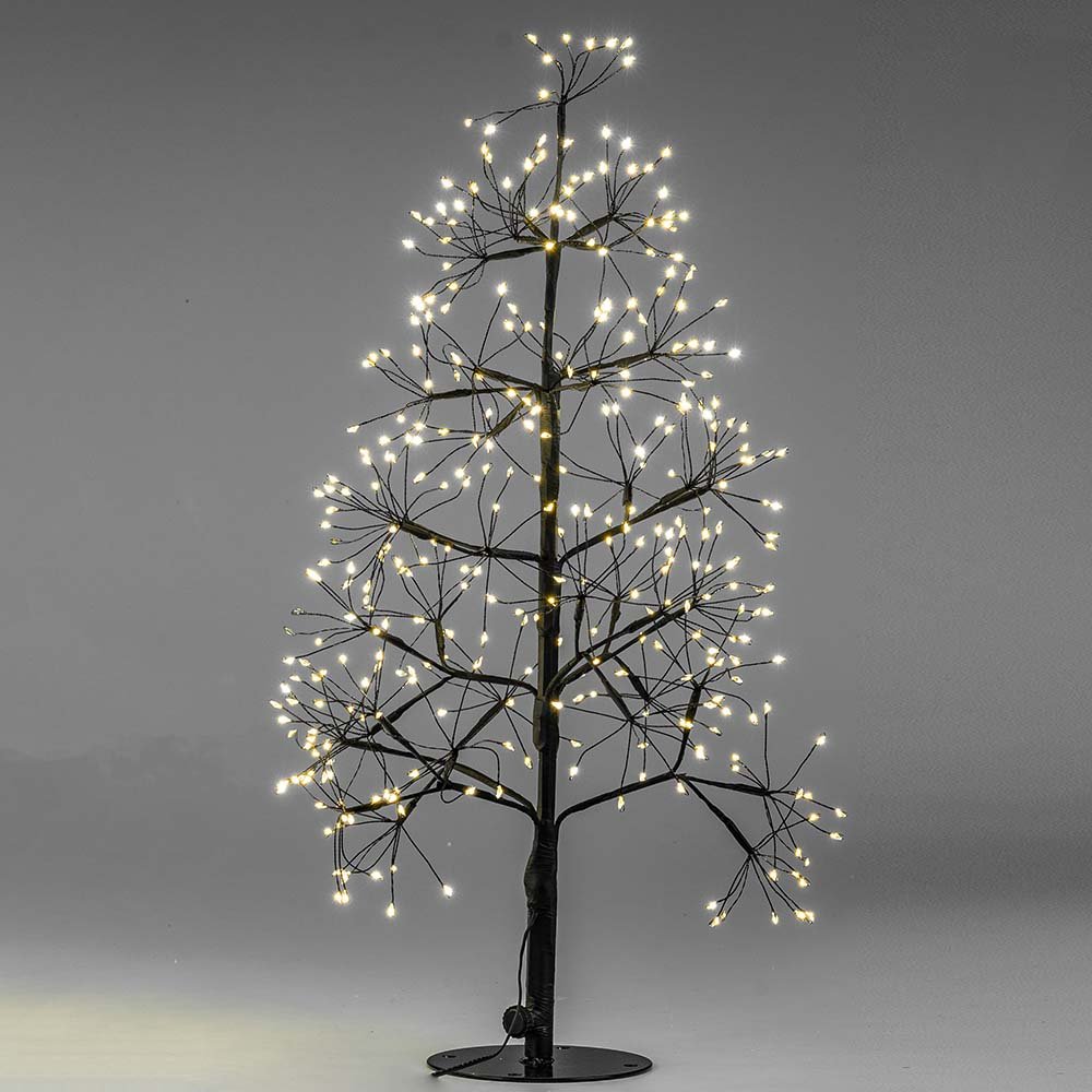 Deko-Tanne 60 cm schwarz 360 LED 635747 formano