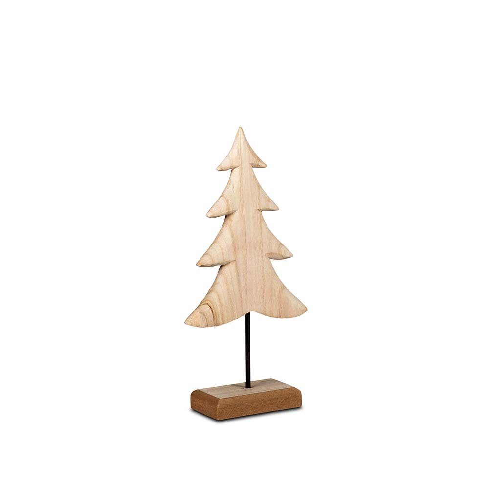 Deko-Baum 27 cm aus Holz Metall 544292 formano