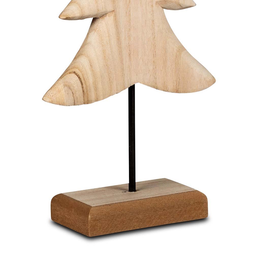 Detailansicht Deko-Baum 27 cm aus Holz Metall 544292 formano
