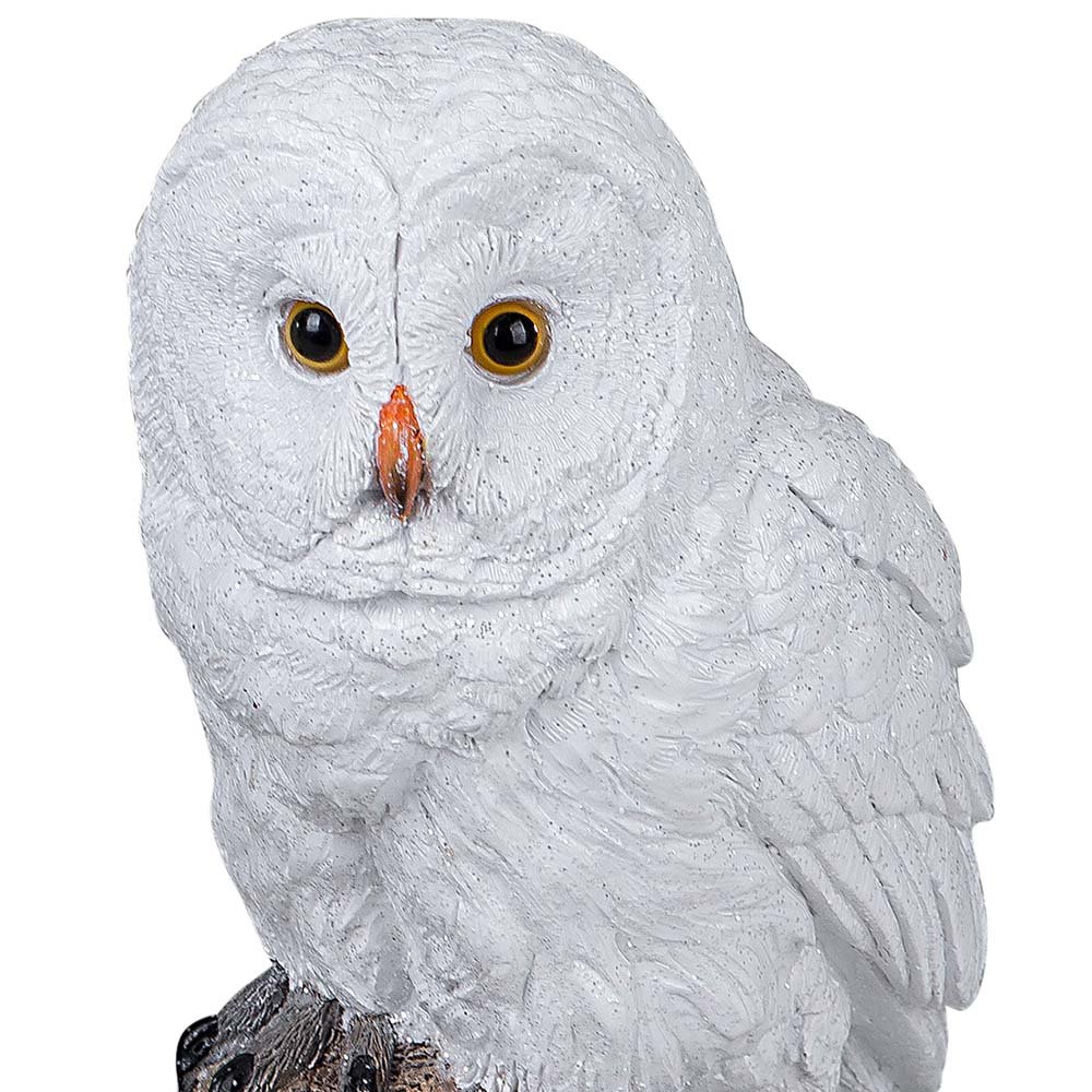 Eule weiß 22 cm Kopf Winterzeit 721068 formano