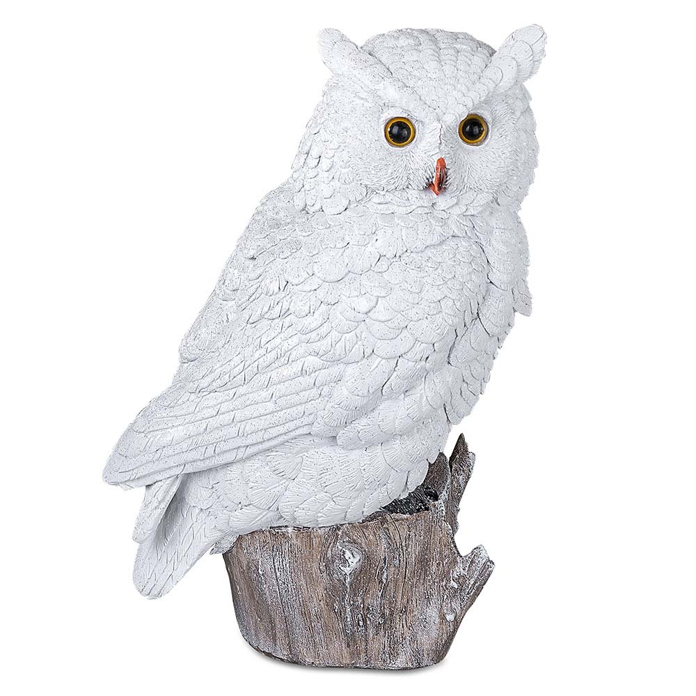 Eule weiß 31 cm Winterzeit 721105 formano
