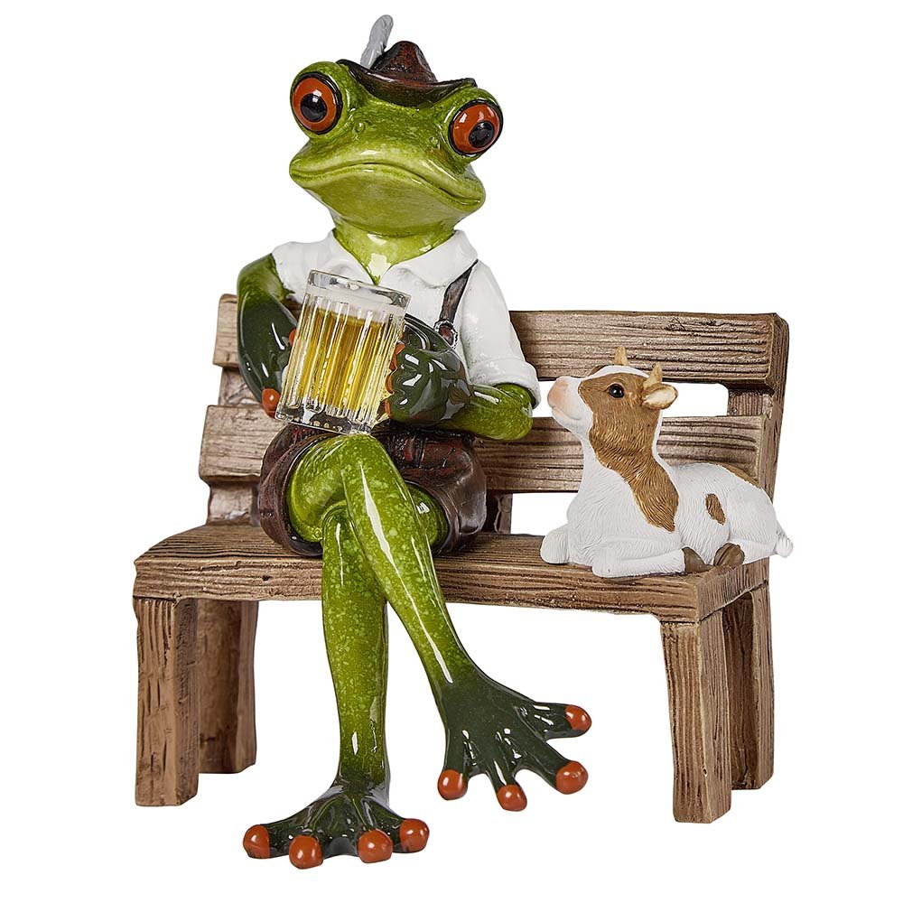 Froschpaar mit Camper hellgrün 717993 formano