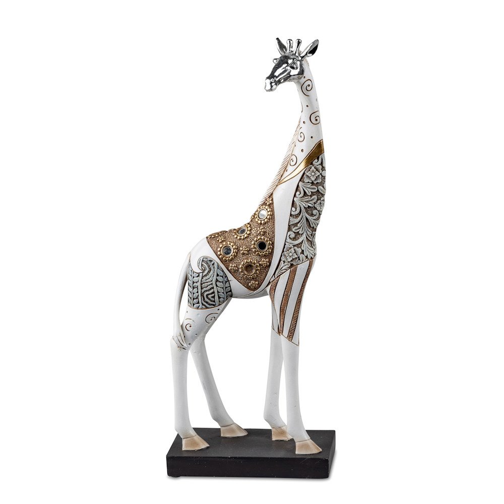 Giraffe 40 cm Luxor-creme mit Spiegel-Elementen 756978 formano