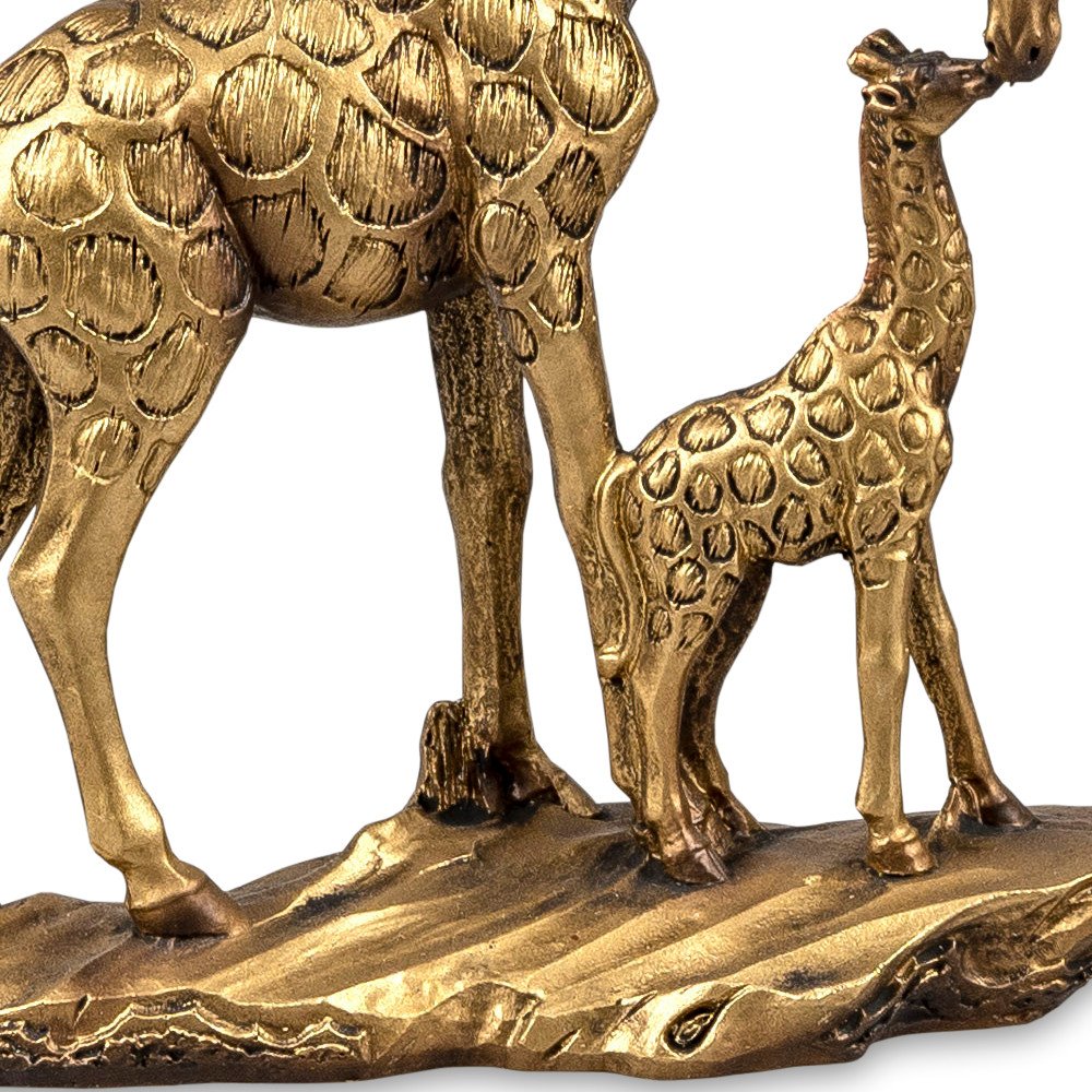Füße vom Giraffenpaar 18 cm antik-gold 772404 formano
