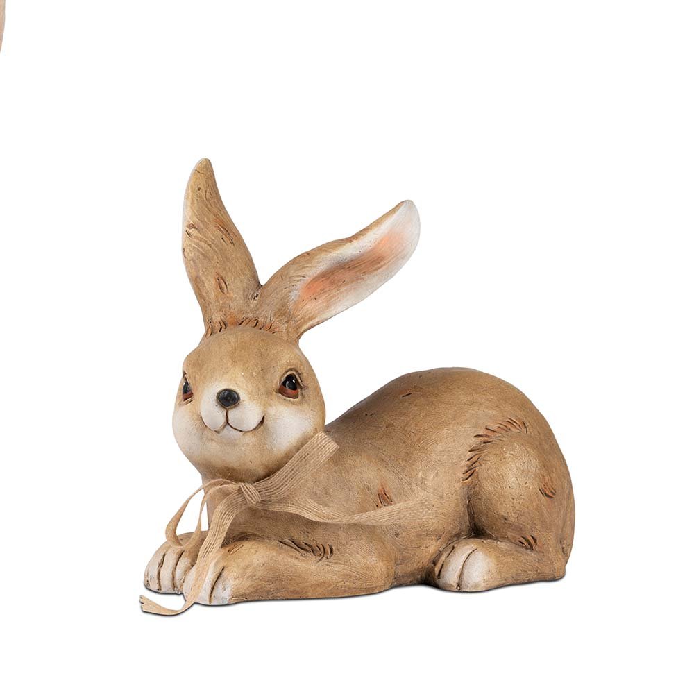 Hase liegend 33 cm Klassik-Braun Magnesia 702289 Ostern formano