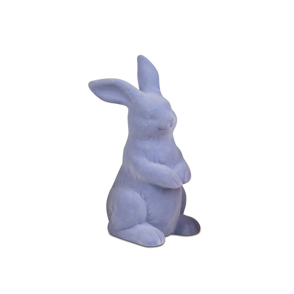 Hase sitzend 15 cm lila Trend-Flock Ostern 703613 formano