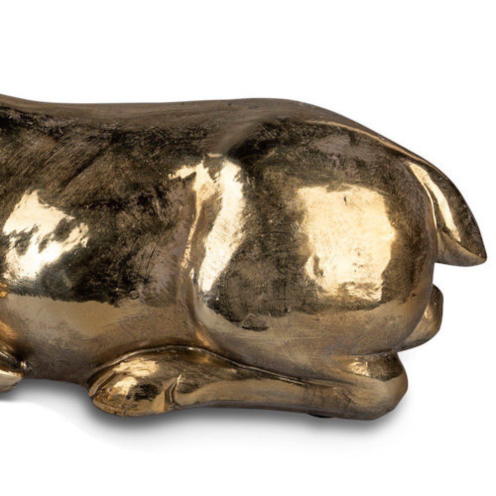 Rücken vom Hirsch liegend 38 cm Vintage Gold 740540 formano