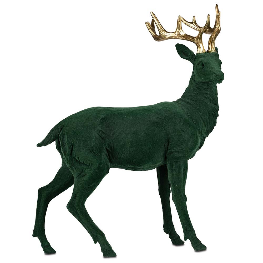 Hirsch stehend grün Trend X'mas A 751287 formano