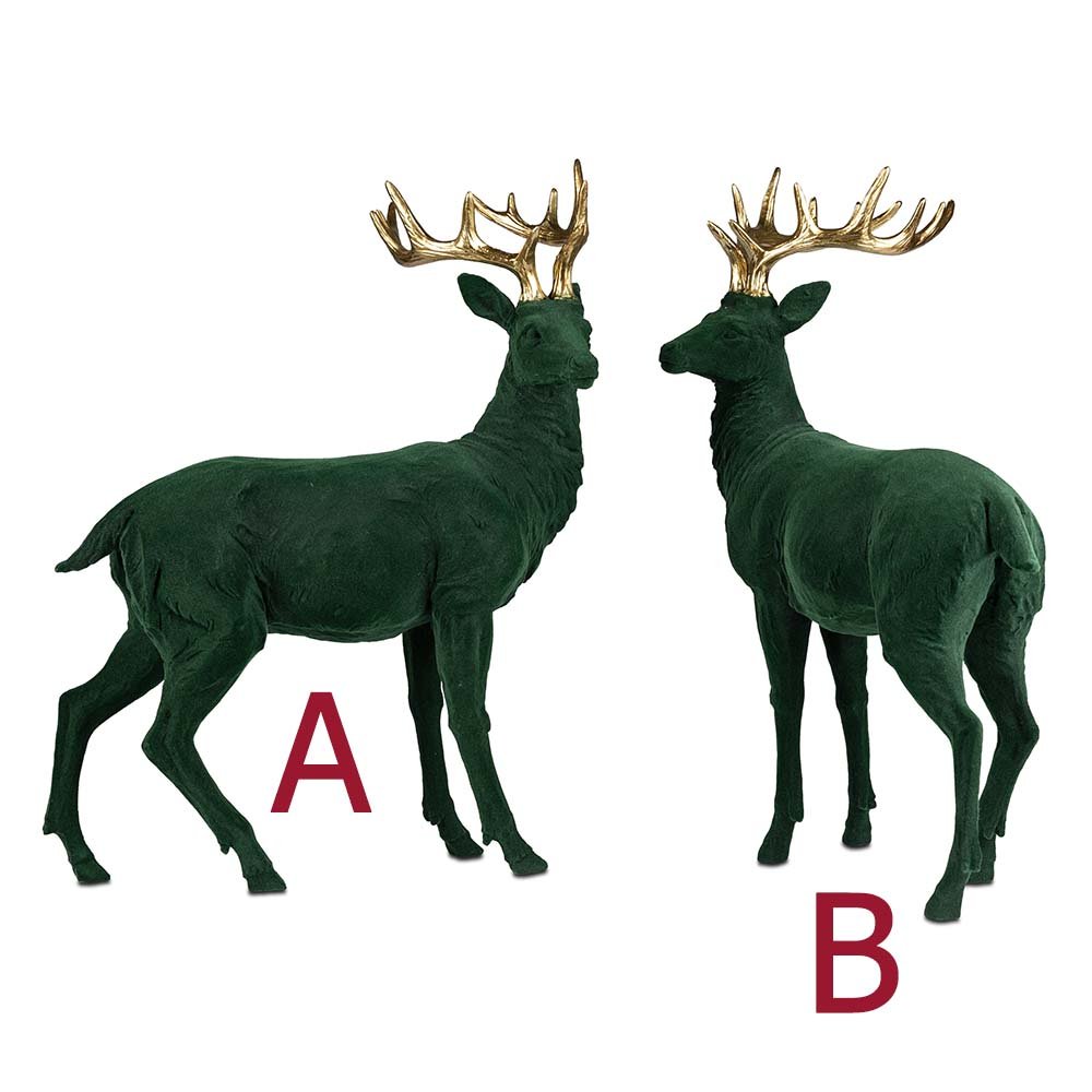 Hirsch stehend grün Trend X'mas 751287 formano