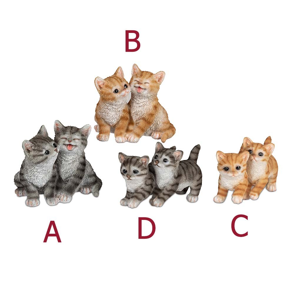 Katze sitzend 19 cm oder stehend 20 cm handbemalt 732521 formano