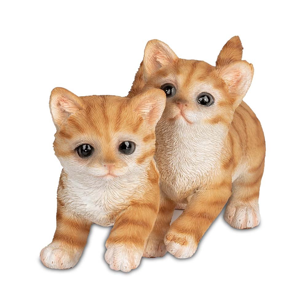 Katze stehend 20 cm rötlich handbemalt 732521 formano