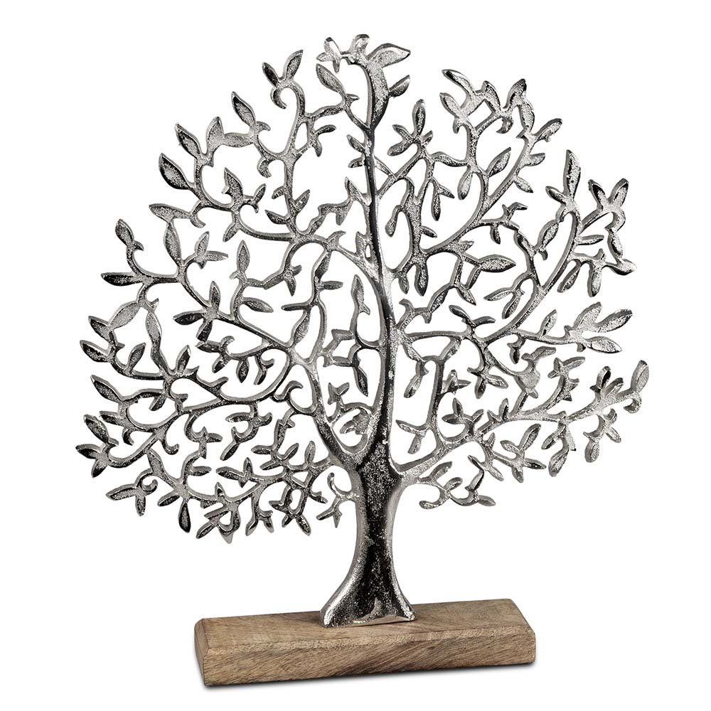 Lebensbaum 33 cm Alu Mango-Holz 509062 formano