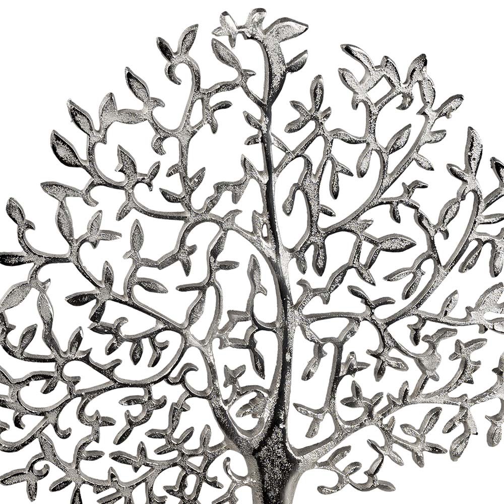 Detailansicht Lebensbaum 33 cm Aluminium 509062 formano