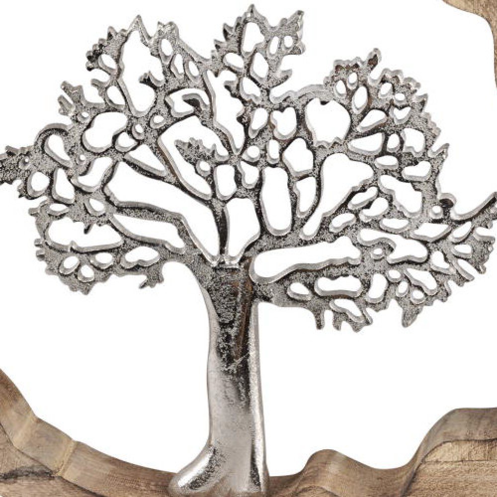 Detailansicht Ring mit Lebensbaum 40 cm im Mango-Holz 509895 formano