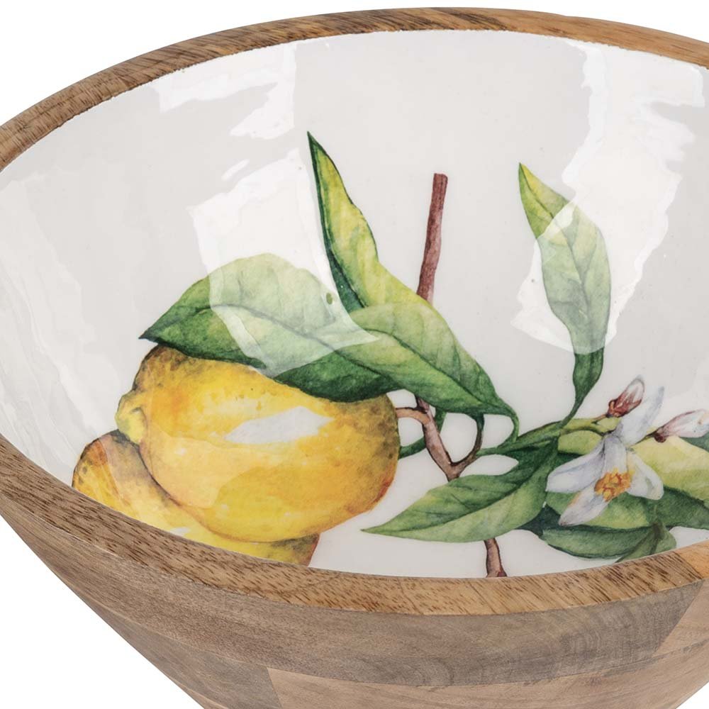 Detailansicht von der Schale rund 25 cm Mango-Holz 618719 formano