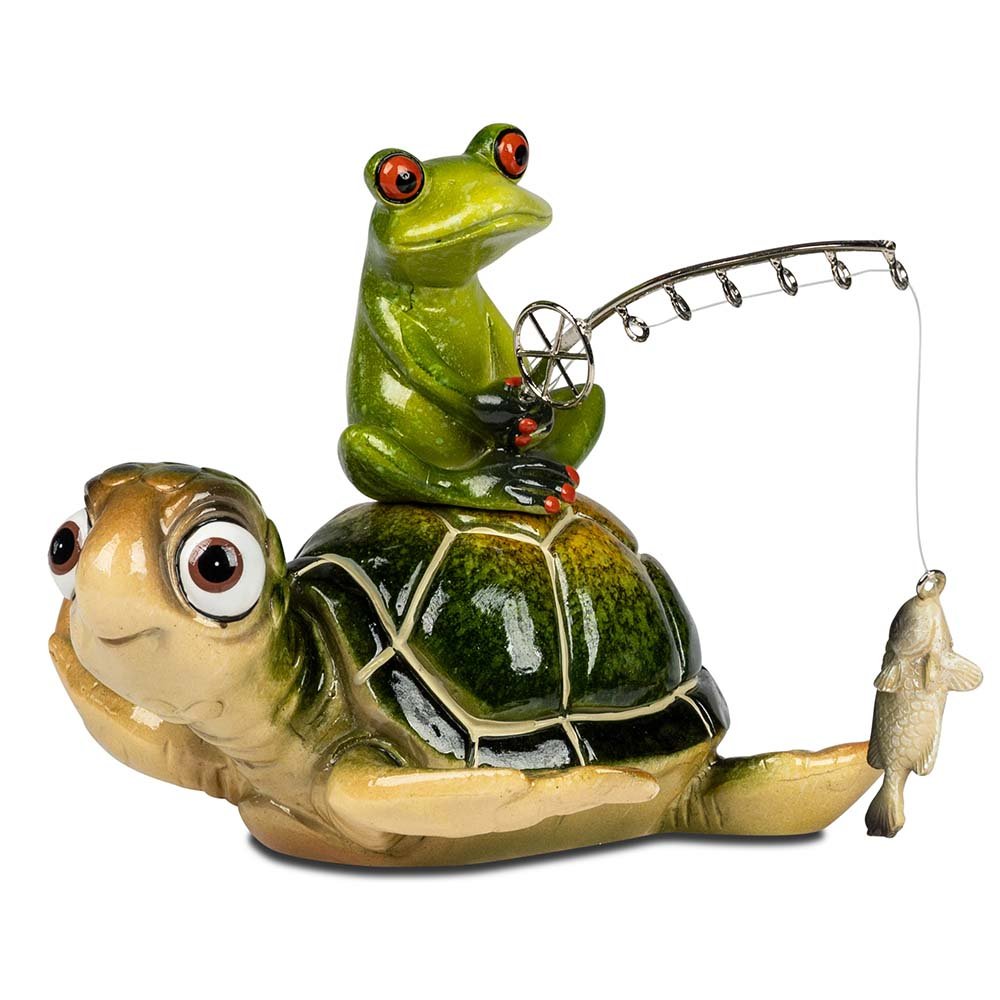 Schildkröte Harry grün + Freund 18 cm hellgrün 711502 formano