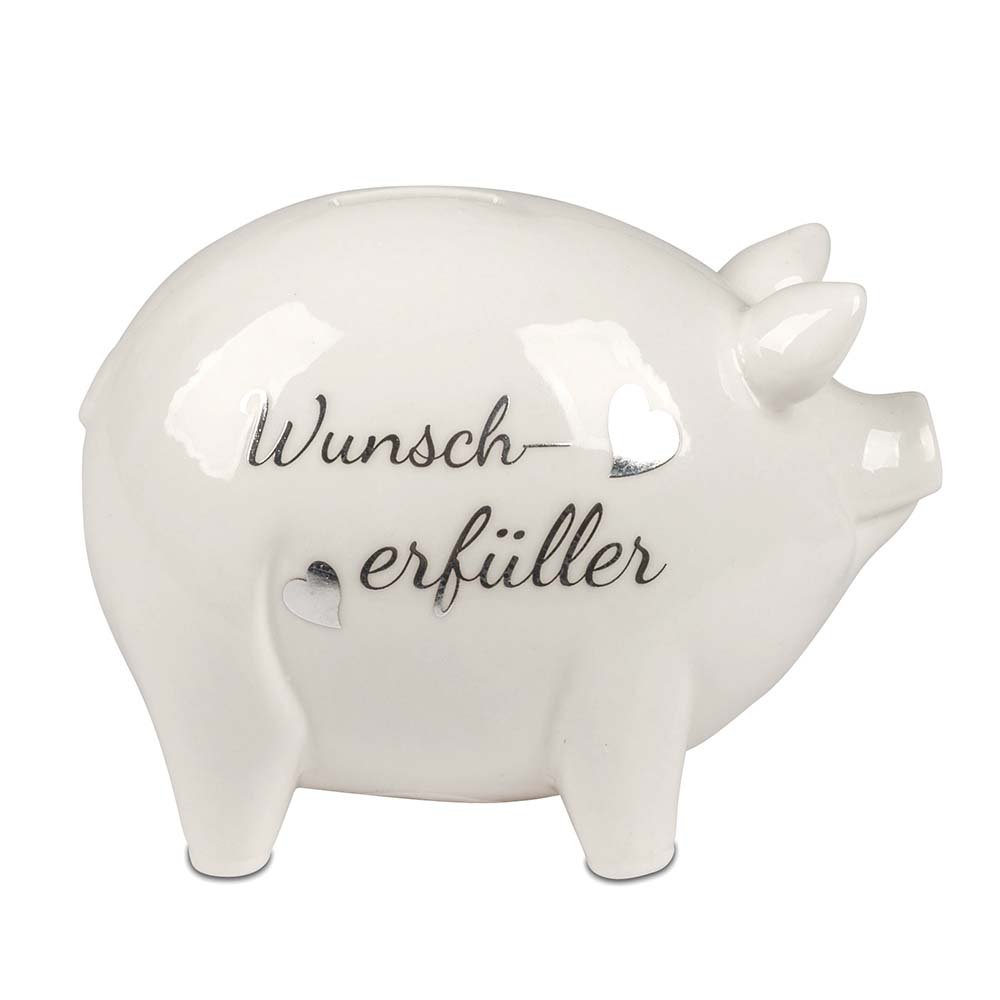Sparschwein Wunscherfüller 17 cm Porzellan 706577 formano