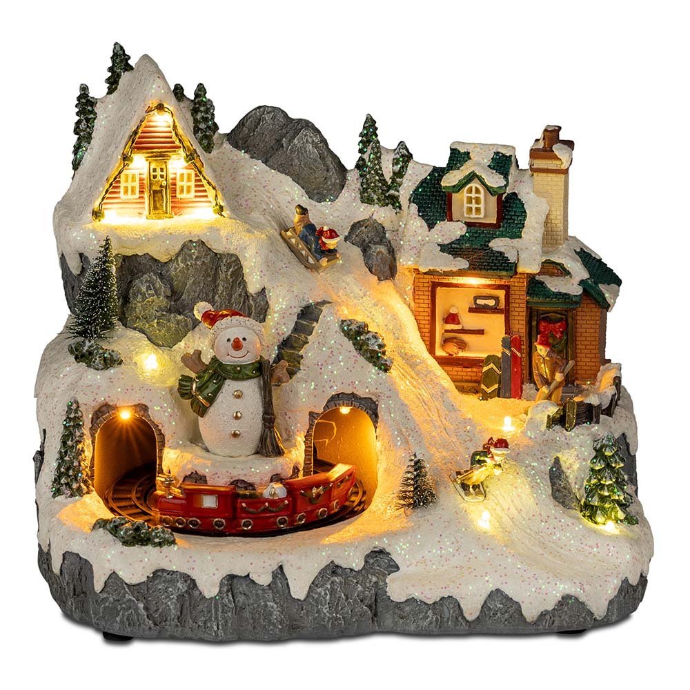 Spieluhr Winterlandschaft 27 cm Nostalgie 758675 formano
