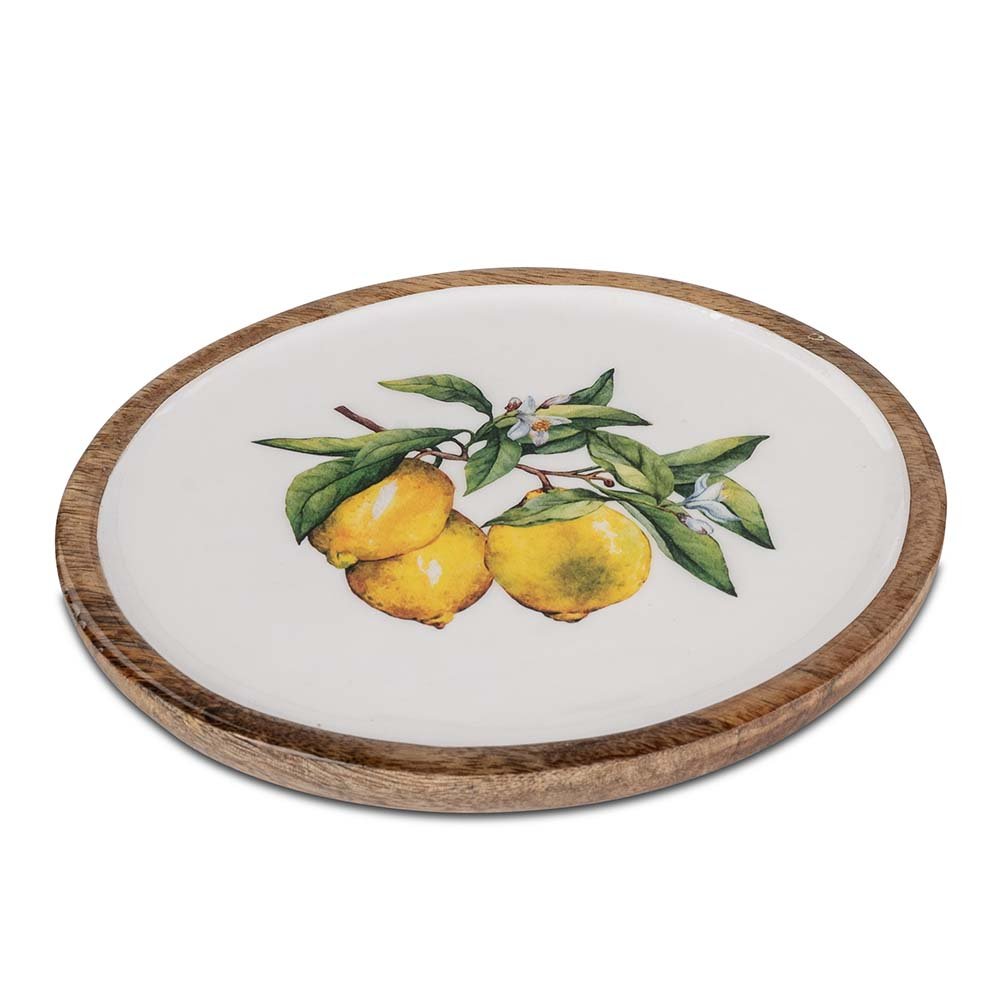 Teller rund 20 cm Mango-Holz 618733 formano