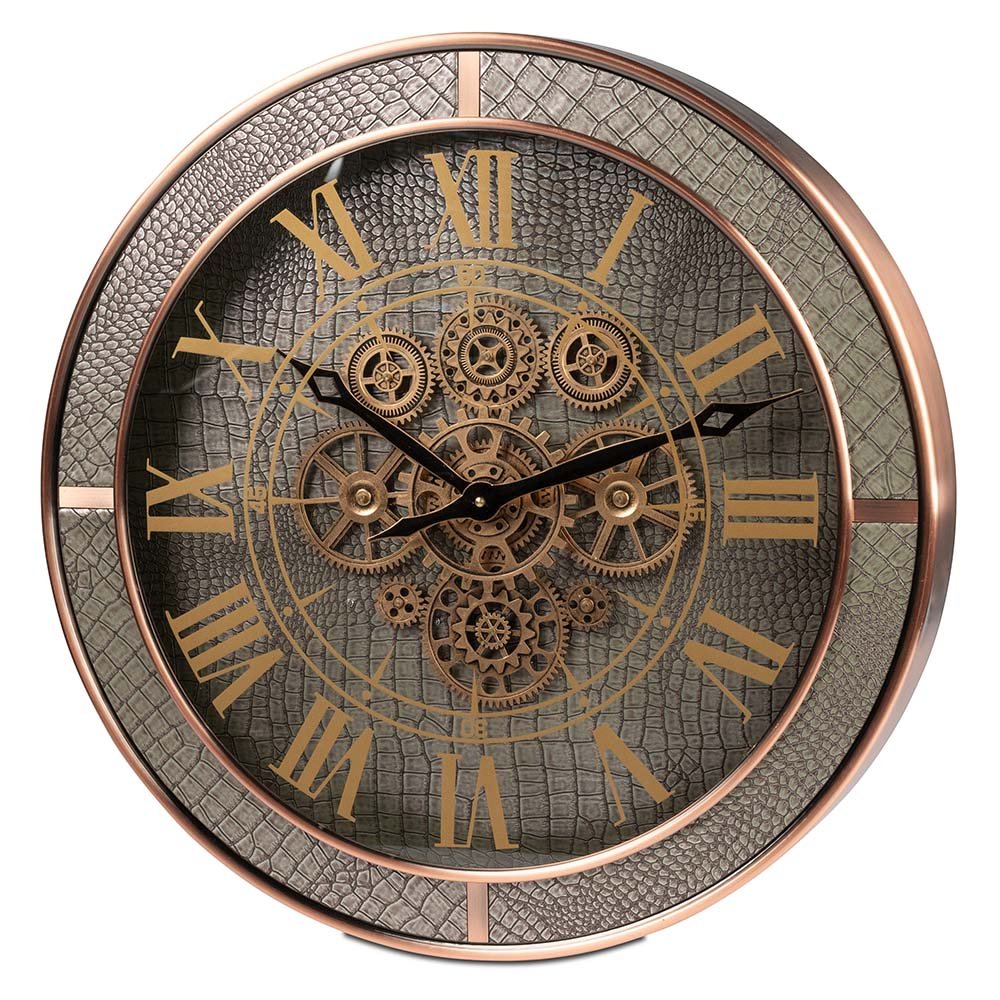 Wanduhr antik 59 cm Zahnrad Bewegung 676399 formano