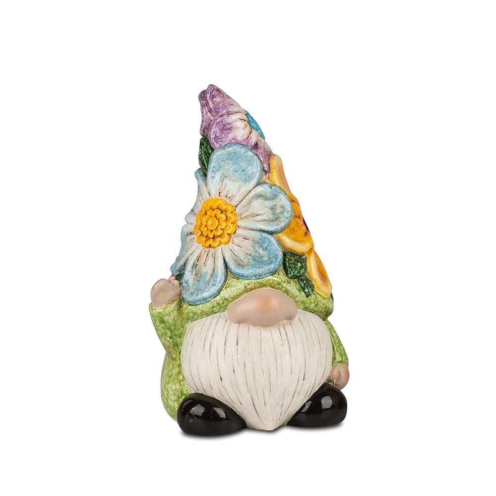Deko-Zwerg 21 cm Flower Power handbemalt Keramik 705747 formano