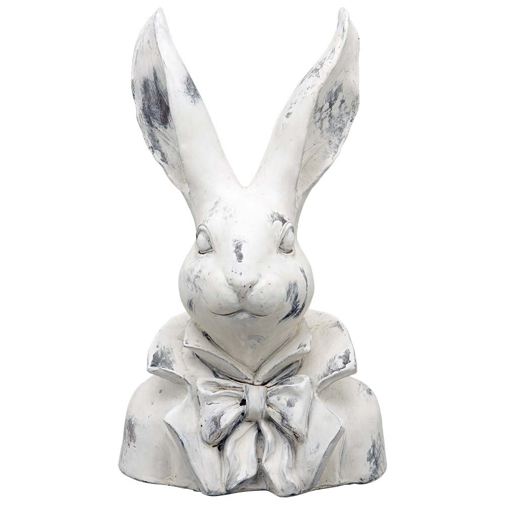 Hasenbüste Valo 29 cm steinfarben 260629 Exner