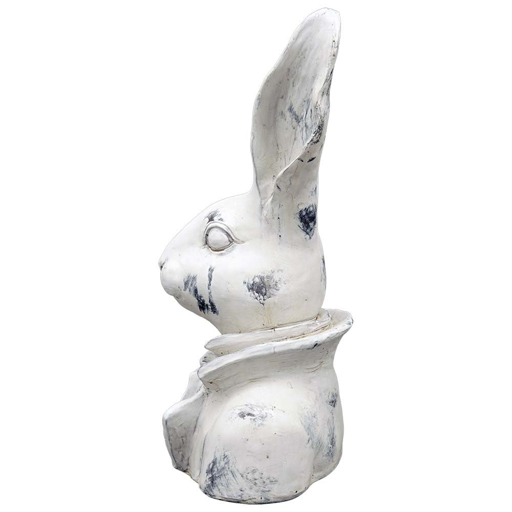 Seitenansicht Hasenbüste Valo 29 cm steinfarben 260629 Exner