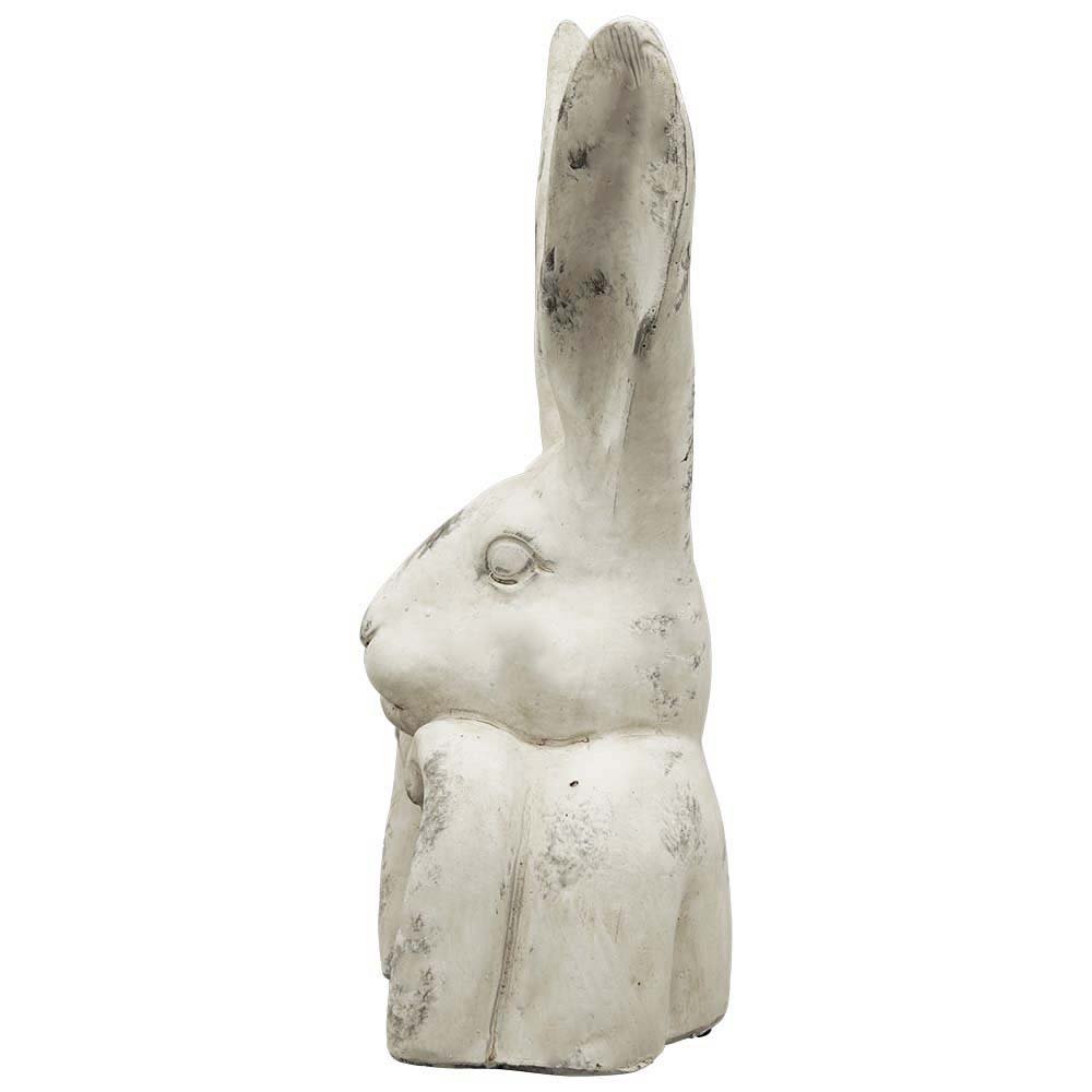 Seitenansicht Hasenbüste Valo 35 cm steinfarben 260306 Exner