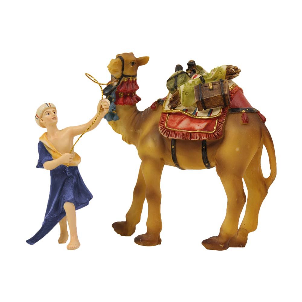Kamel mit Treiber 12 cm Krippenfigur Zubehör K134-13 dekoprojekt