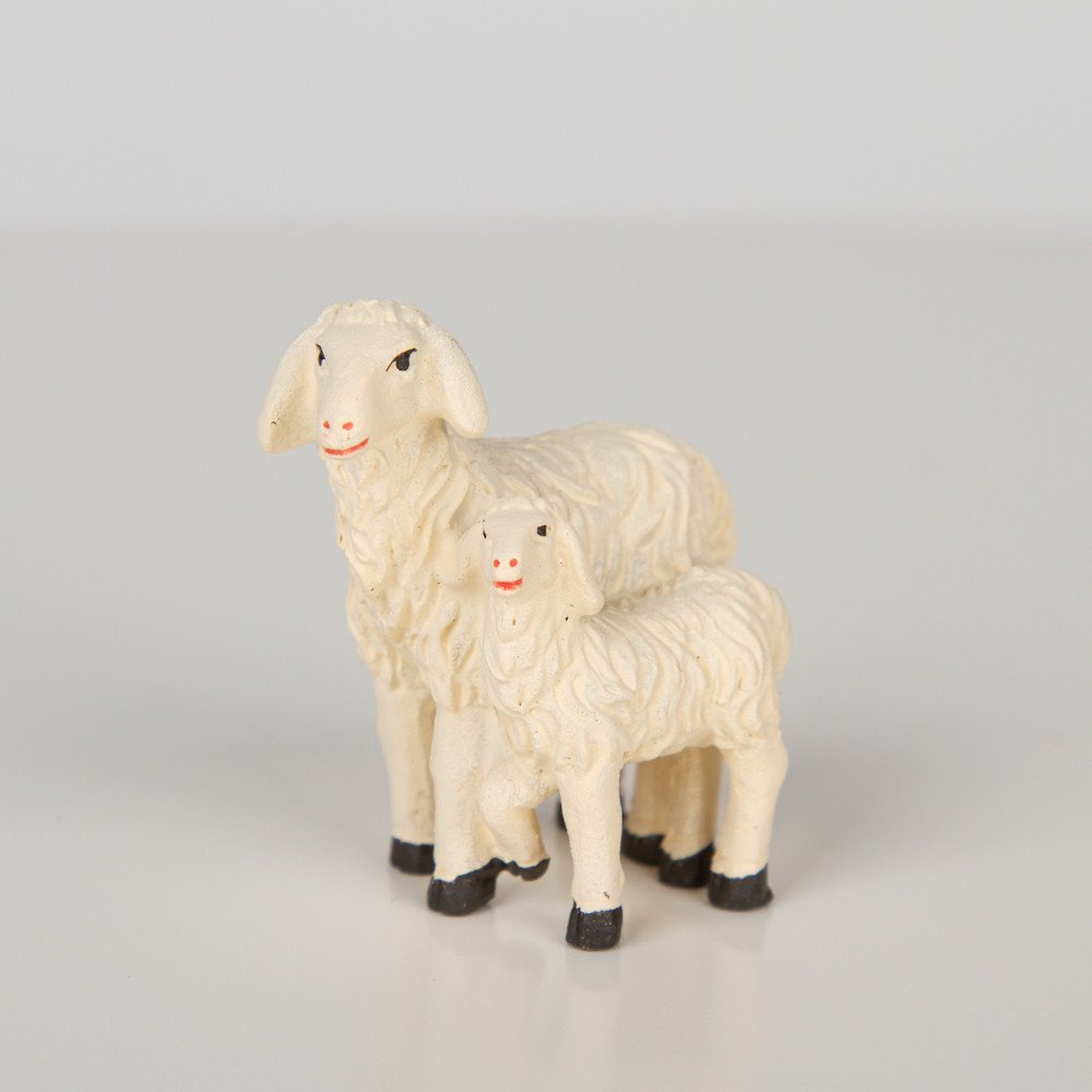 Schaf Paar Zubehör für Krippenfiguren 7-9 cm T089-9 dekoprojekt