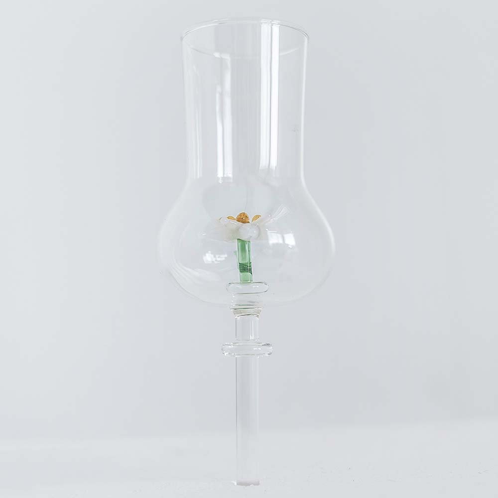 Steckstamperl mit Frucht Edelweiß 16,5 cm Mundgeblasen 99102 Diogenes