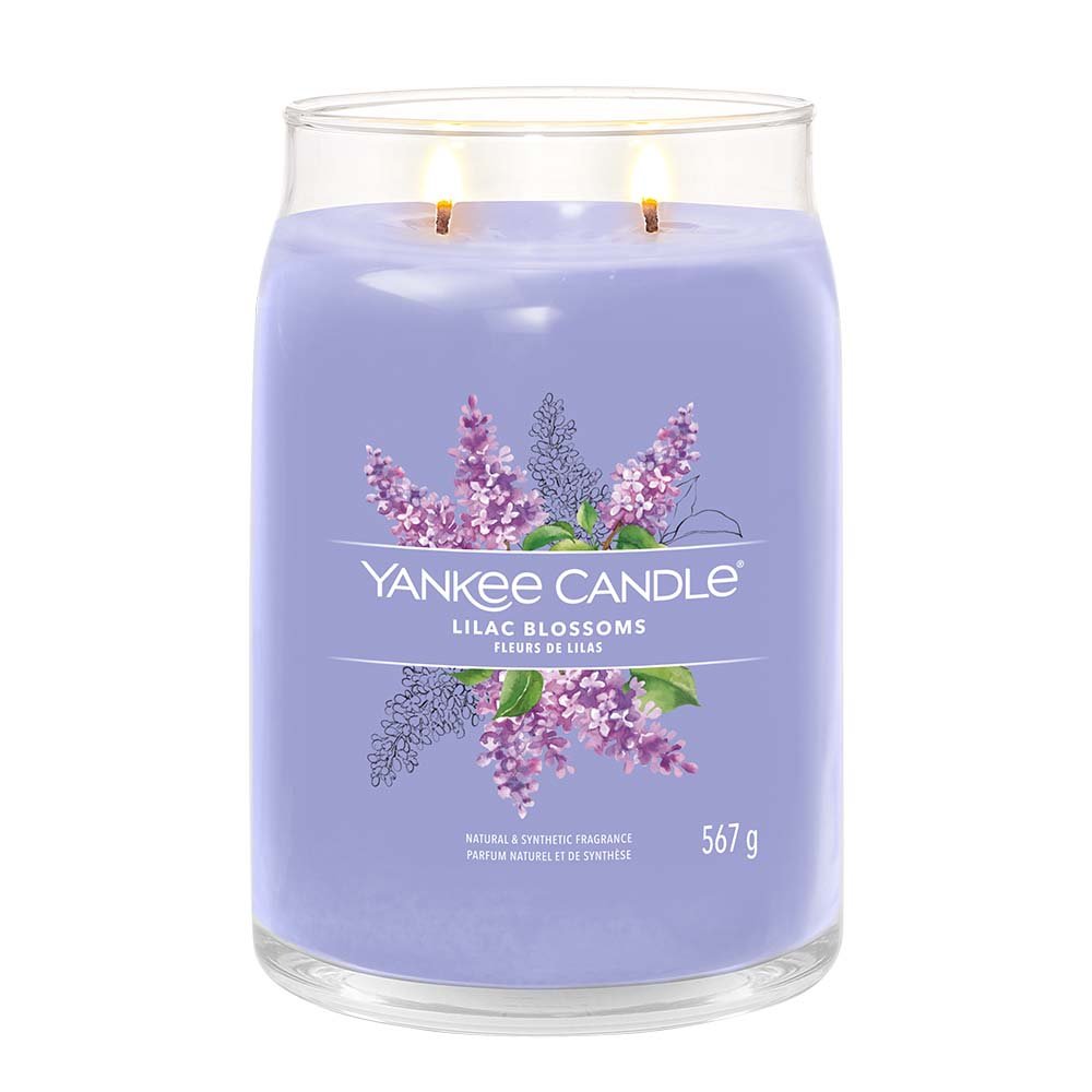 Lilac Blossoms 567g Signature Duftkerze angezündet 1629963E Yankee Candle®